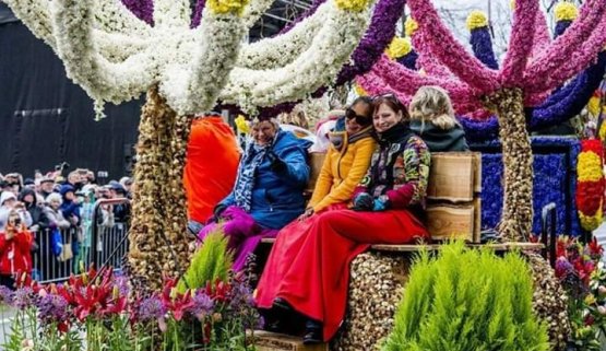 #صور | جانب من مهرجان الزهور الذي أقيم في #هولندا .