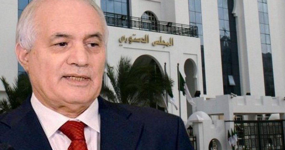 رئيس المجلس الدستوري الجزائري الطيب بلعيز