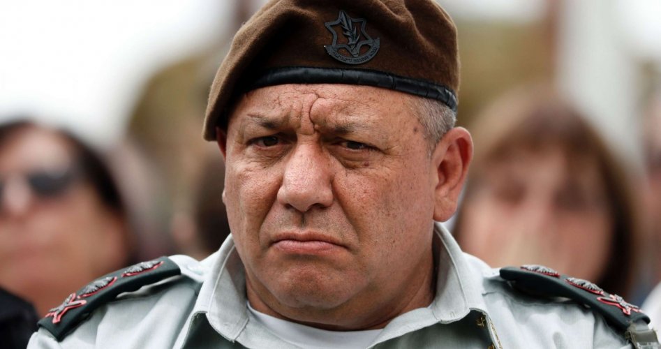 رئيس أركان جيش الاحتلال الإسرائيلي السابق غادي آيزنكوت