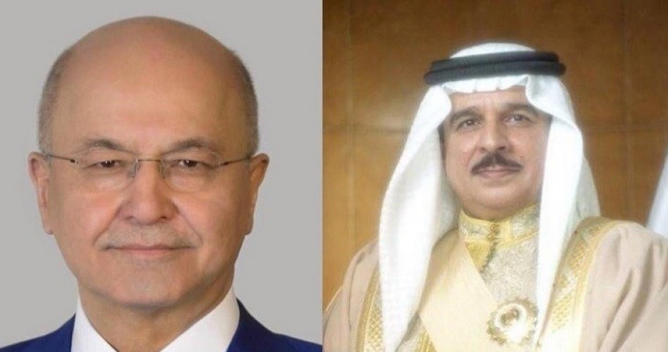 ملك البحرين والرئيس العراقي