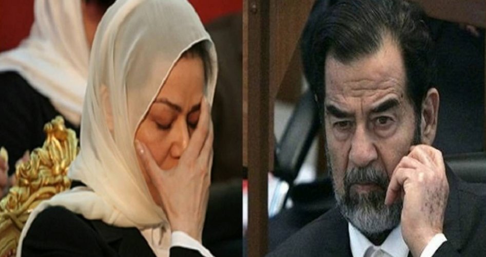 صدام حسين وابنته