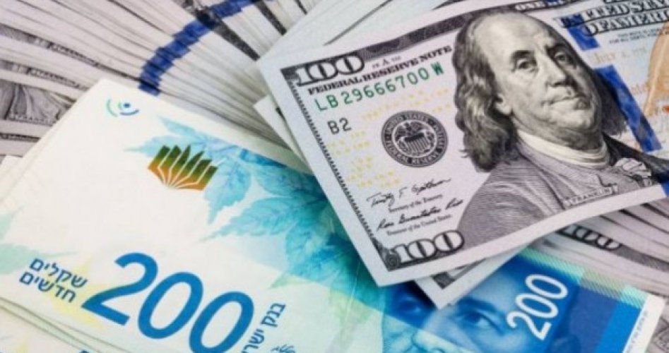 سعر صرف العملات الرئيسية مقابل الشيكل اليوم الاثنين 30/12/2019