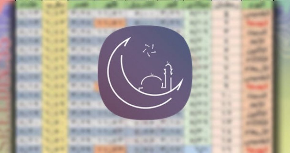 امساكية رمضان 2020 في جميع الدول العربية مفصلة