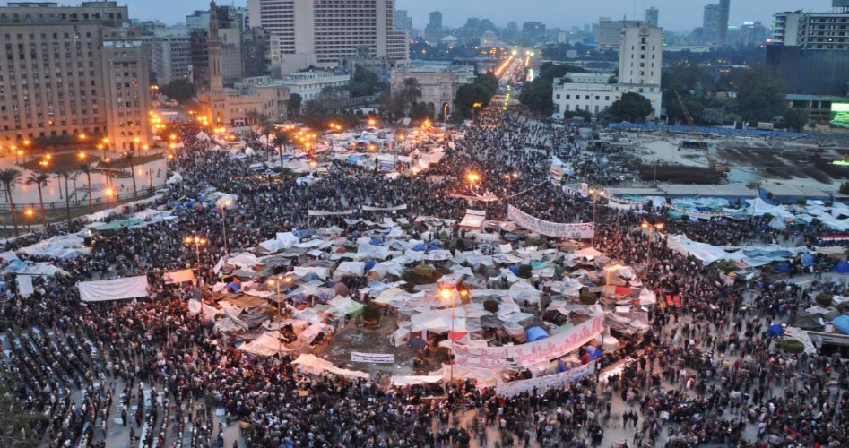 ميدان التحرير مهد الثورة المصرية