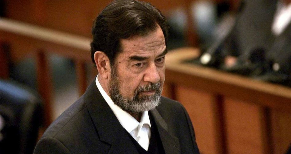 الرئيس العراقي الراحل صدام حسين