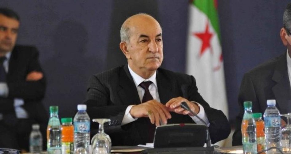 الرئيس الجزائري عبد المجيد تبون