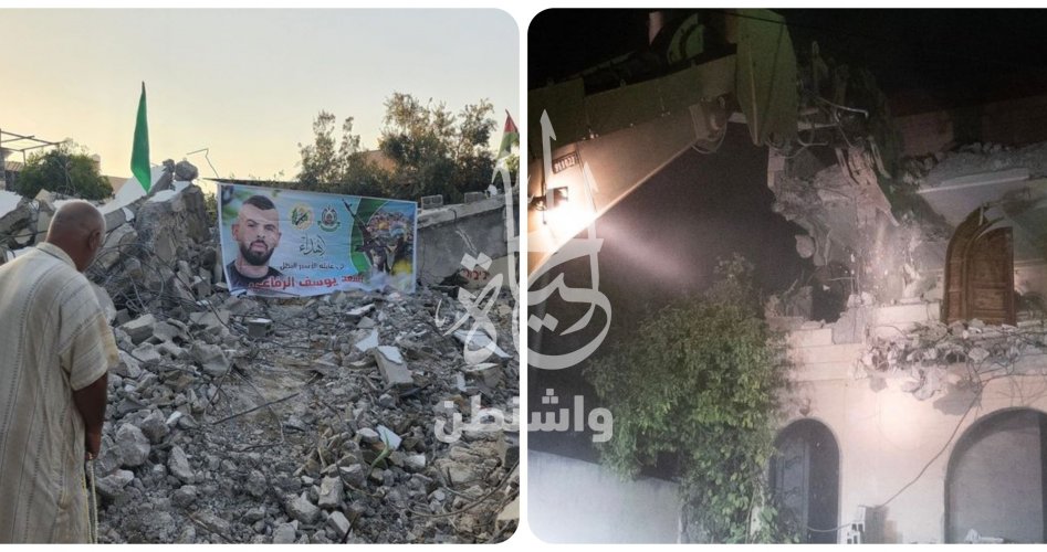 هدم منزلين لذوي أسيرين بالضفة