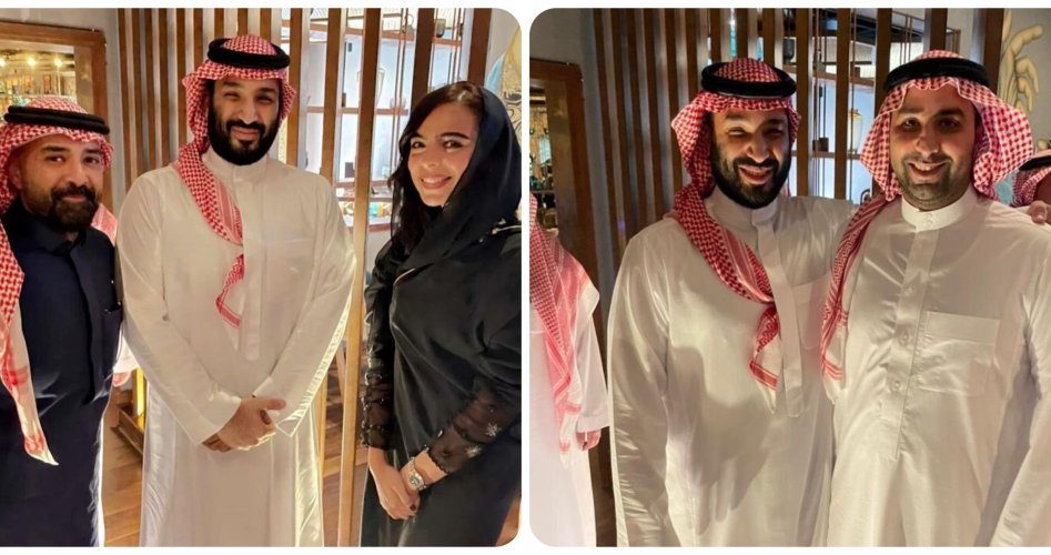 محمد بن سلمان داخل مطعم ياباني بجدة