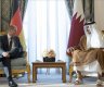 أمير قطر والمستشار الألماني