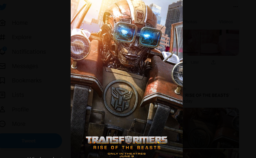 مشاهدة فيلم Transformers : Rise of the Beasts