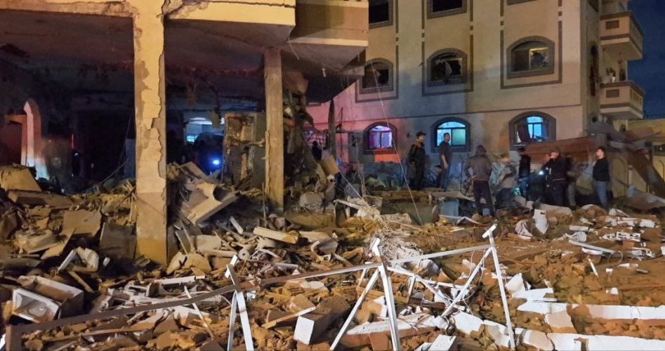 مكان عملية الاغتيال الاسرائيلي في غزة