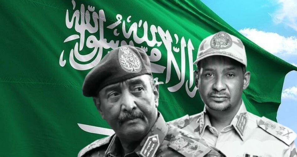 بيان سعودي امريكي للحث على حل النزاع القائم بين طرفين في السودان