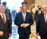 السيسي متوسطا عباس والملك عبد الله