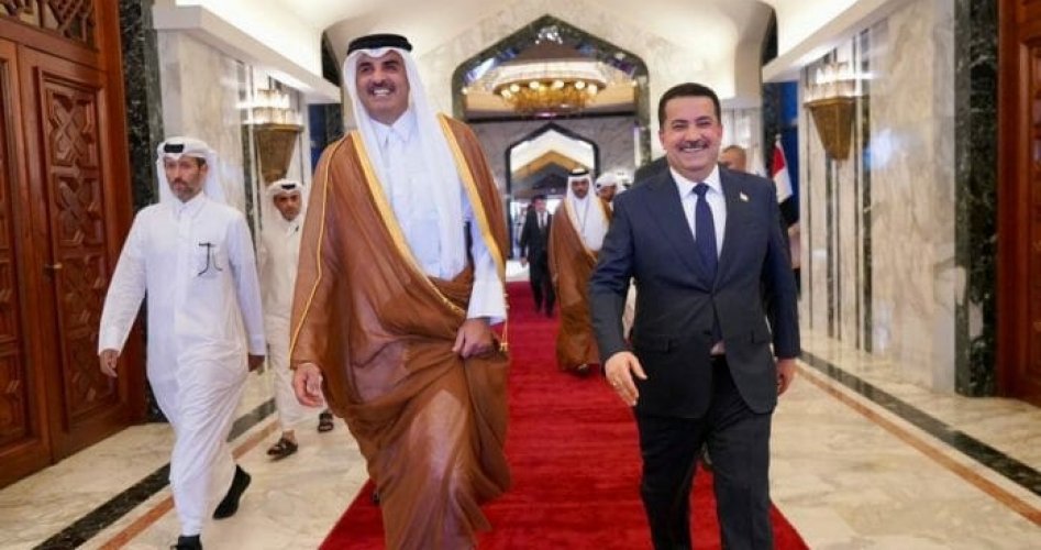 رئيس وزراء العراق وأمير قطر
