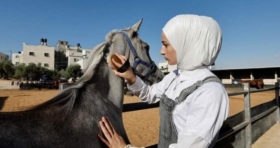 الفارسة الفلسطينية ميار العيايدة