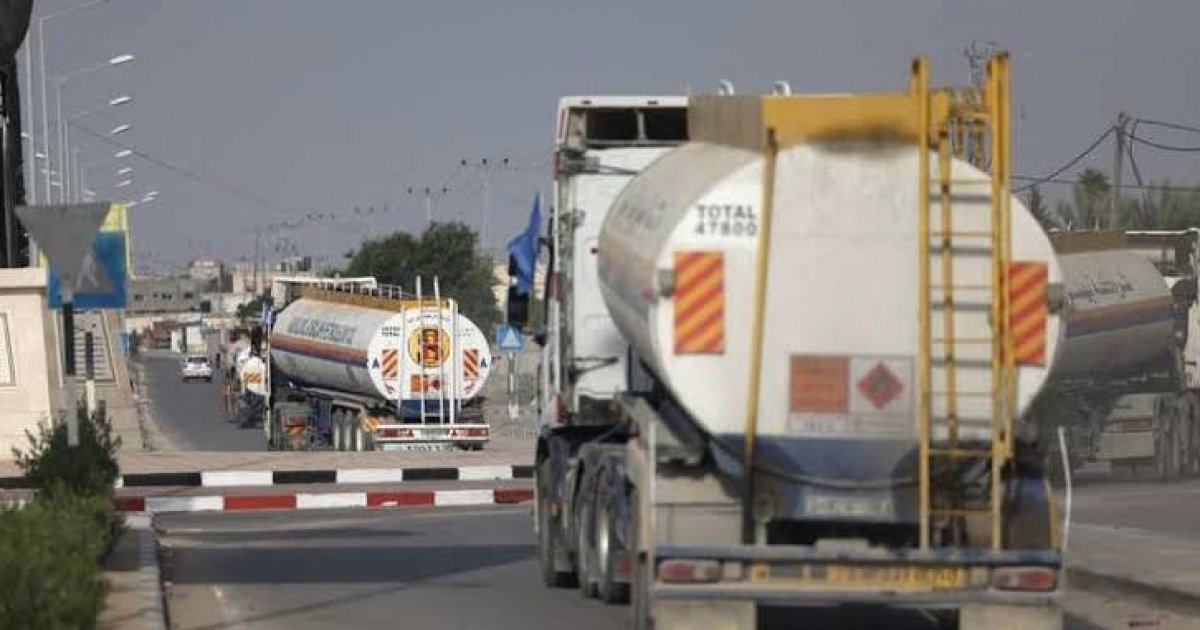 الان – إسرائيل تسمح بدخول الوقود لغزة: حفاظًا على صحة جنودنا من الأوبئة . جريدة البوكس نيوز