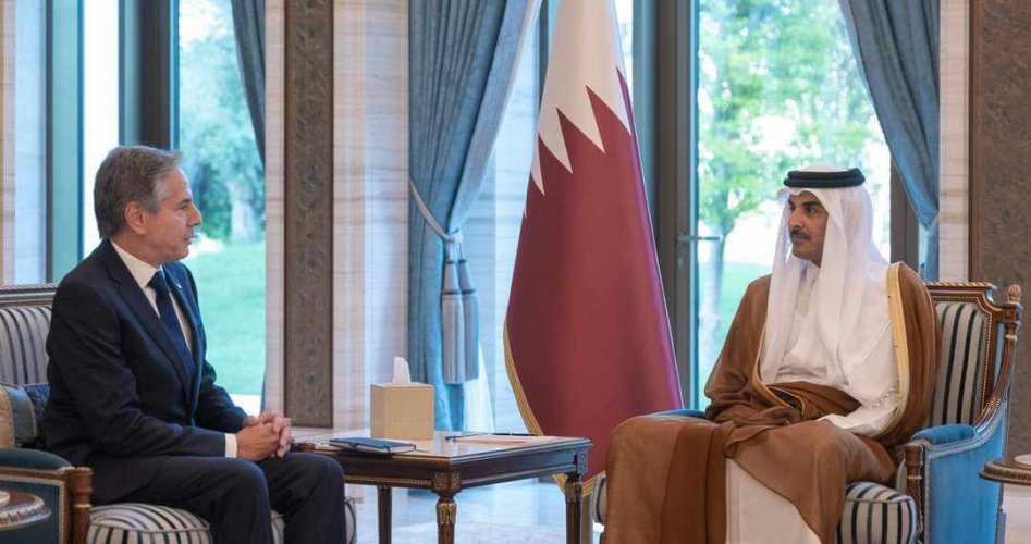 الأمير تميم وبلينكن