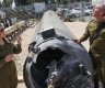 حطام صاروخ إيراني في قاعدة إسرائيلية