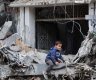 طفل فلسطيني في قطاع غزة المنكوب