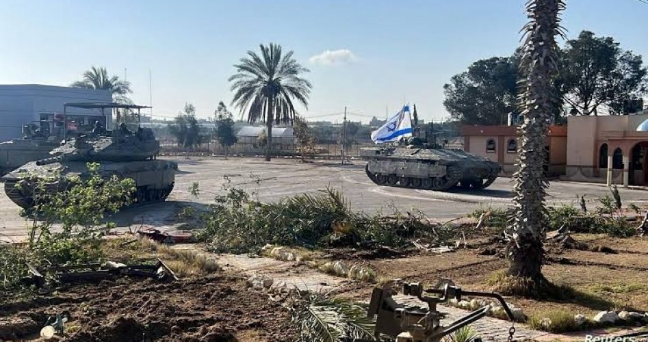 القوات الإسرائيلية في معبر رفح