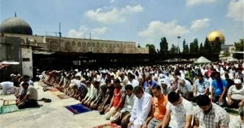 صلاة الجمعة بالمسجد الأقصى