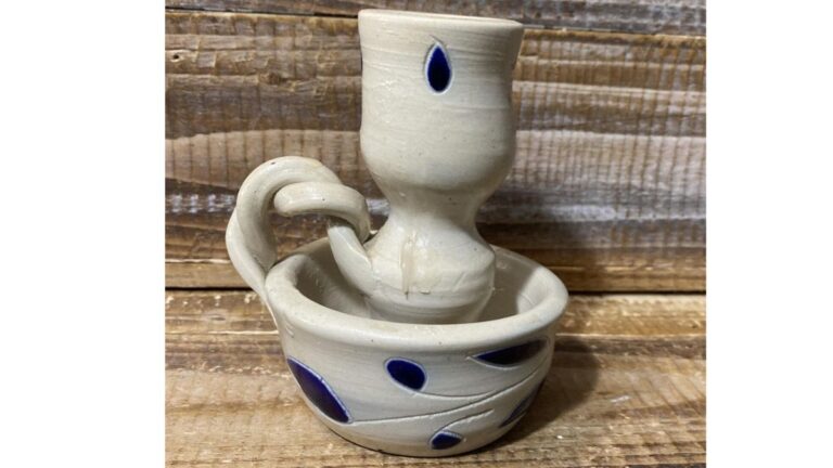 Williamsburg Pottery Candle Holders