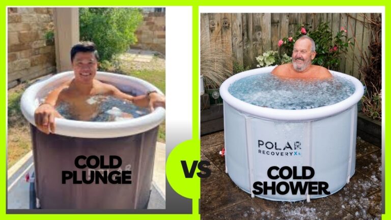 Cold Plunge vs. Cold Shower