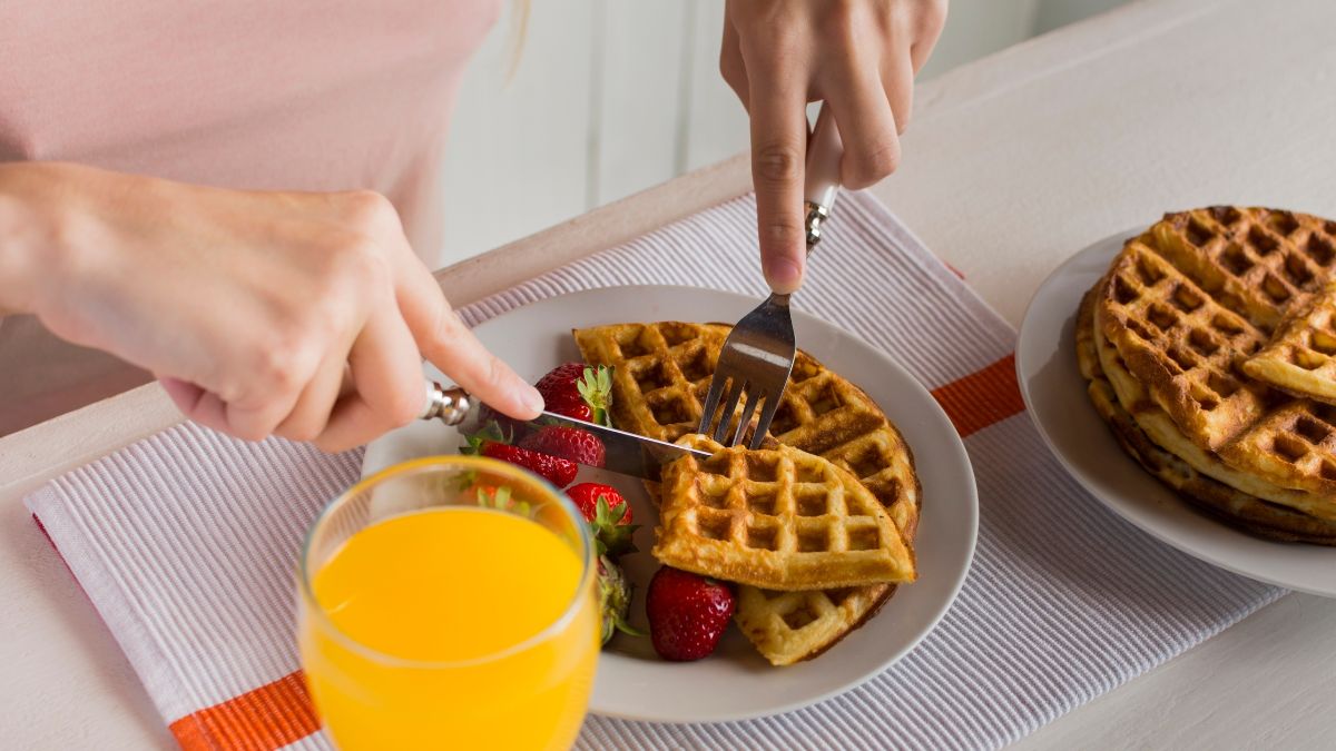 Reheat Waffles in the Oven