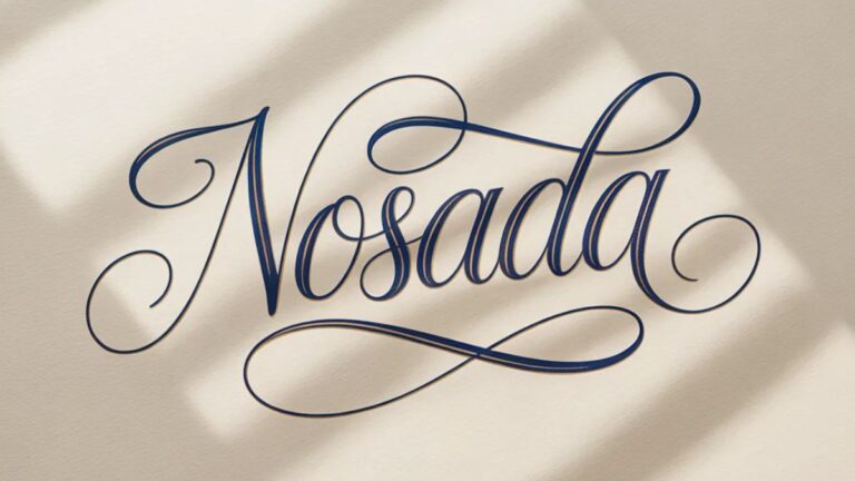 Cursive Style Nosada